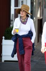 ANDIE MACDOWELL Out for Coffee with a Friend in Los Angeles 07/04/2022