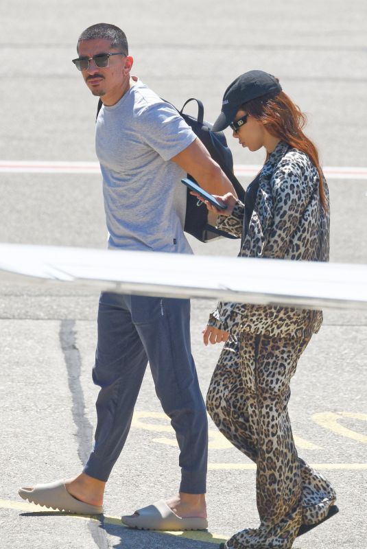 ANITTA Arrives at Bern Airport in Switzerland 07/14/2022