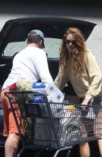 ANNA OSCEOLA and Jon Hamm Leaves Gelson