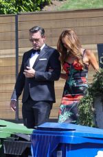 ANNA OSCEOLA and Jon Hamm Leaves Their Home in Los Angeles 07/20/2022