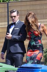 ANNA OSCEOLA and Jon Hamm Leaves Their Home in Los Angeles 07/20/2022