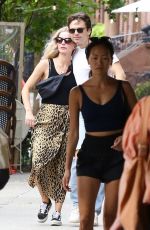 ANNABELLE WALLIS and Sebastian Stan Out in New York 07/16/2022