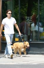 ANNABELLE WALLIS and Sebastian Stan Out in New York 07/16/2022