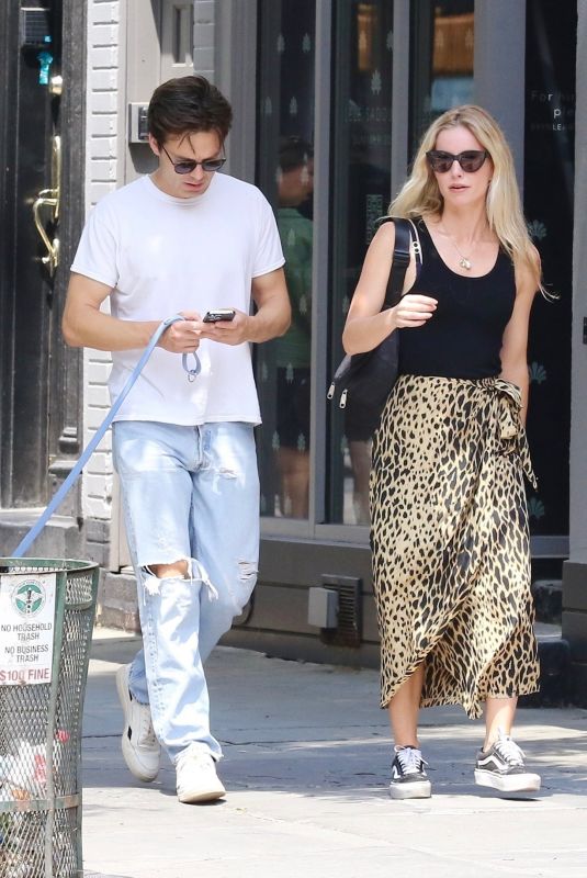 ANNABELLE WALLIS and Sebastian Stan Out in New York 07/16/2022