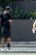 APRIL LOVE GEARY at a Tennis Court in Malibu 07/22/2022