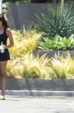 APRIL LOVE GEARY at a Tennis Court in Malibu 07/22/2022
