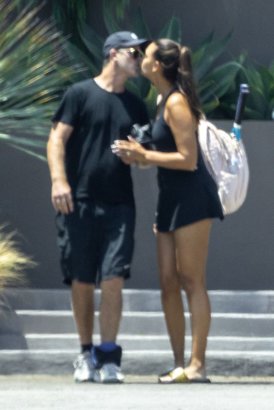 APRIL LOVE GEARY at a Tennis Court in Malibu 07/22/2022