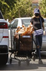 ASHLEE SIMPSON Out Shopping in Los Angeles 07/20/2022