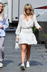 ASHLEY ROBERTS Arrives at Global Radio Studios in London 07/05/2022