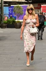 ASHLEY ROBERTS Arrives at Heart Radio in London 07/06/2022