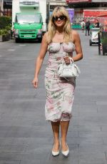 ASHLEY ROBERTS Arrives at Heart Radio in London 07/06/2022