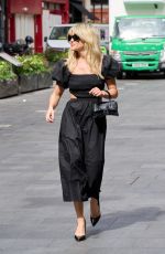ASHLEY ROBERTS Leaves Global Radio in London 07/13/2022