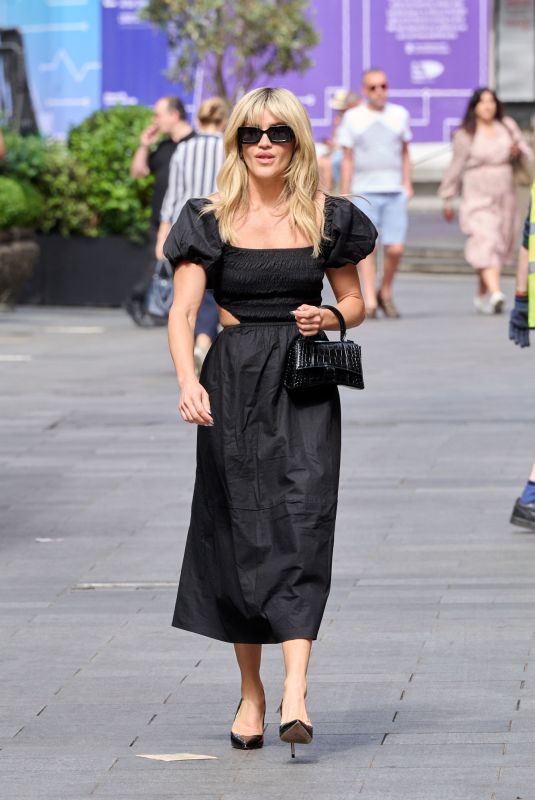 ASHLEY ROBERTS Leaves Global Radio in London 07/13/2022