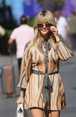 ASHLEY ROBERTS Leaves Global Radio Studios in London 07/14/2022