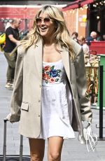 ASHLEY ROBERTS Leaves Heart FM Breakfast Show in London 07/28/2022