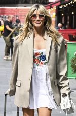 ASHLEY ROBERTS Leaves Heart FM Breakfast Show in London 07/28/2022