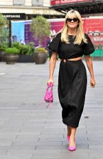 ASHLEY ROBERTS Leaves Heart Radio in London 07/01/2022