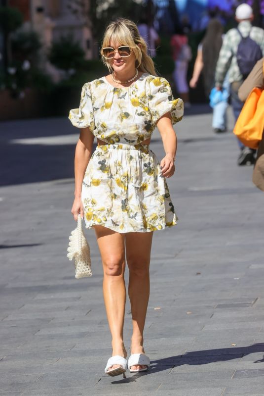 ASHLEY ROBERTS Leaves Heart Radio in London 07/15/2022