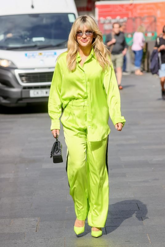 ASHLEY ROBERTS Leaves Heart Radio Studio in London 07/27/2022