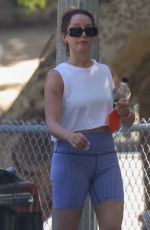 ASHLEY TISDALE and Christopher French Out Hiking at Santa Monica Mountains 07/19/2022
