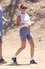 ASHLEY TISDALE and Christopher French Out Hiking at Santa Monica Mountains 07/19/2022