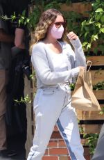 ASHLEY TISDALE Out for Lunch to-go at All Time in Los Feliz 07/25/2022