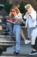 ASHLEY TISDALE Out with Her Mom in New York 07/11/2022