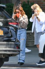 ASHLEY TISDALE Out with Her Mom in New York 07/11/2022