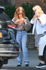 ASHLEY TISDALE Out with Her Mom in New York 07/11/2022