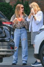 ASHLEY TISDALE Out with Her Mom in New York 07/11/2022