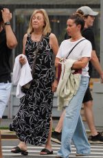 ASHLEY TISDALE Out with Her Mom in New York 07/13/2022