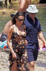 AUBREY PAIGE and Ryan Seacrest Out at a Beach in Ibiza 06/29/2022