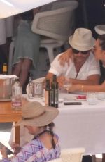 AUBREY PAIGE and Ryan SeacrestOut for Lunch in Ibiza 06/28/2022