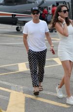 AUBREY PAIGE Arrives in New York Aboard a Helicopter 07/17/2022