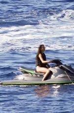 AUBREY PAIGE Riding a Jet Ski in Ibiza 06/30/2022