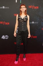 AUBREY PEEPLES at They/Them Premiere at Ace Hotel in Los Angeles 07/24/2022