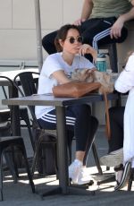 AUBREY PLAZA Out for Breakfast with a Friend in Los Angeles 07/20/2022