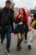 AVA MAX Out at Trafalgar Sq Pride in London 07/02/2022