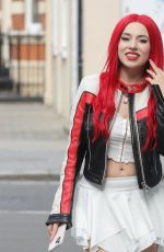 AVA MAX Out in London Ahead of Her Performance at The One Show 07/01/2022