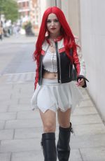 AVA MAX Out in London Ahead of Her Performance at The One Show 07/01/2022