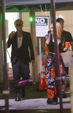 AVRIL LAVIGNE and Mod Son Arrives at Machine Gun Kelly