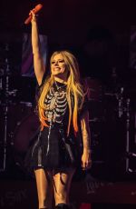 AVRIL LAVIGNE Performs at Little Caesars Arena in Detroit 07/03/2022
