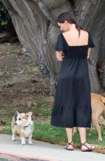 BECCA KUFRIN Out with Her Dogs in San Diego 07/18/2022