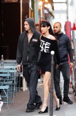 BELLA HADID and Marc Kalma Out in London 07/08/2022