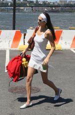 BELLA HADID Arrives at a Heliport in New York 07/30/2022