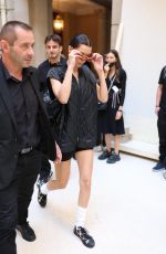 BELLA HADID Arrives at Balenciaga Haute-Couture Fashion Show in Paris 07/06/2022