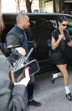 BELLA HADID Arrives at Balenciaga Show at Paris Fashion Week 07/06/2022