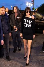 BELLA HADID Arrives at Crillon Hotel in London 07/08/2022