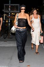 BELLA HADID Arrives at Gigi