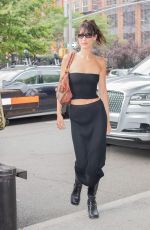 BELLA HADID Arrives at Her Apartment in New York 07/29/2022